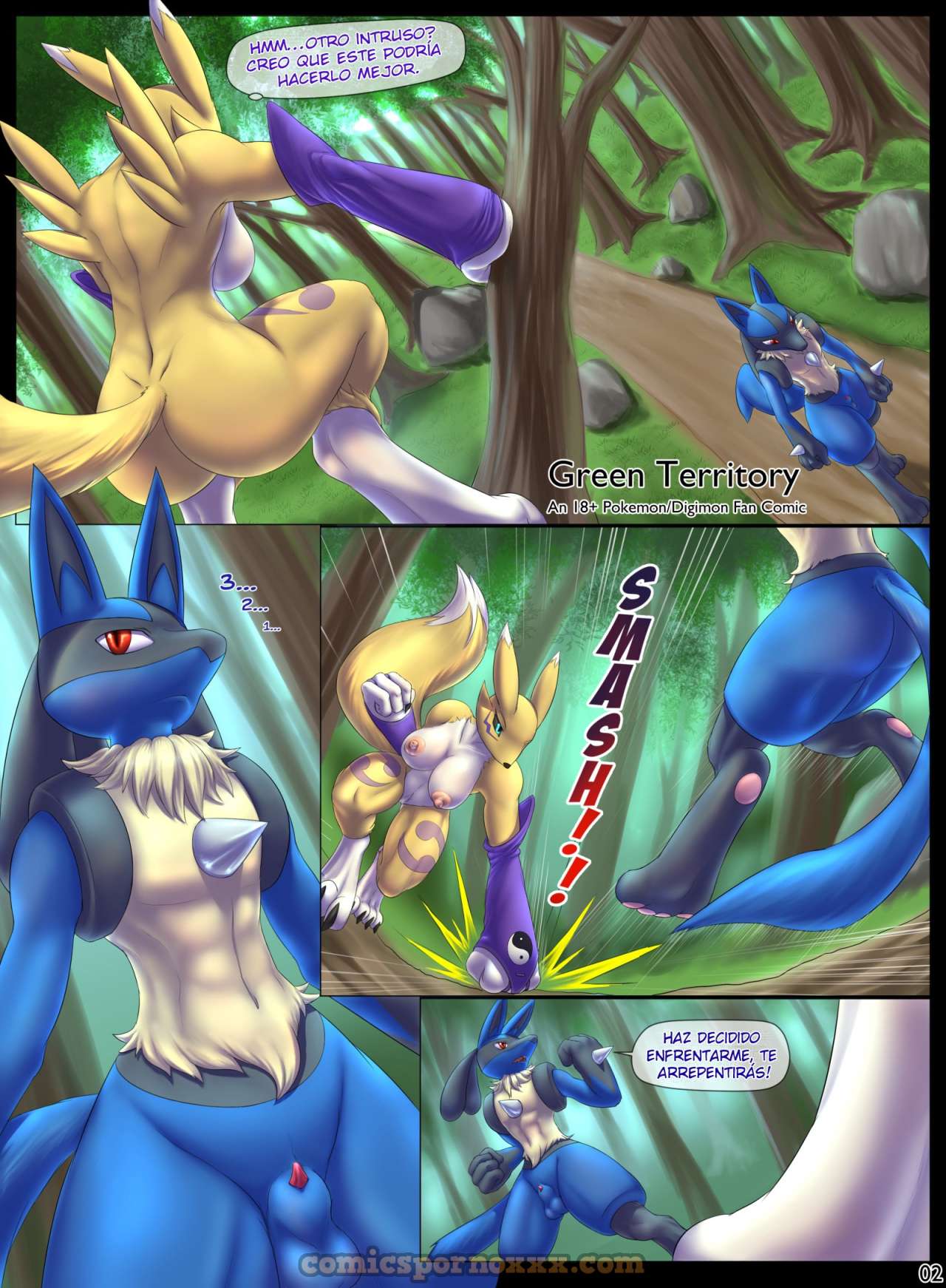 Green Territory (Pokémon versus Digimon) - 2 - Comics Porno - Hentai Manga - Cartoon XXX