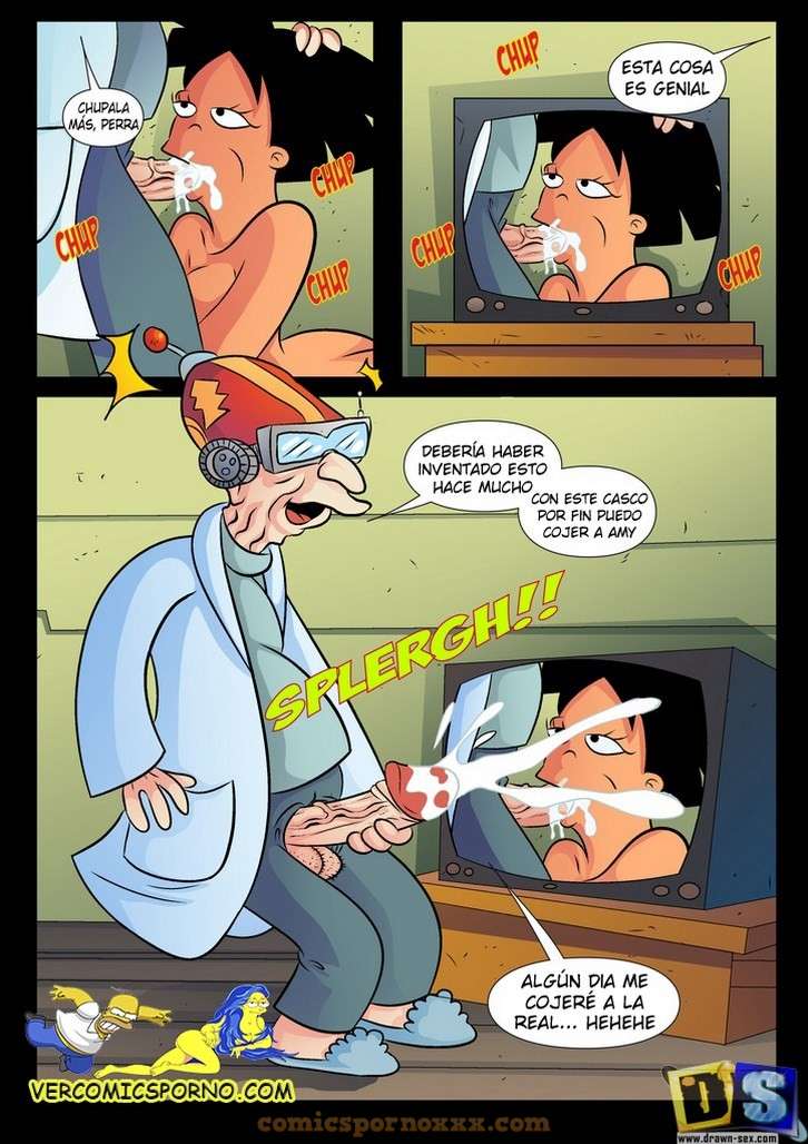 El Profesor Hubert Farnsworth Follando a Amy Wong - 9 - Comics Porno - Hentai Manga - Cartoon XXX