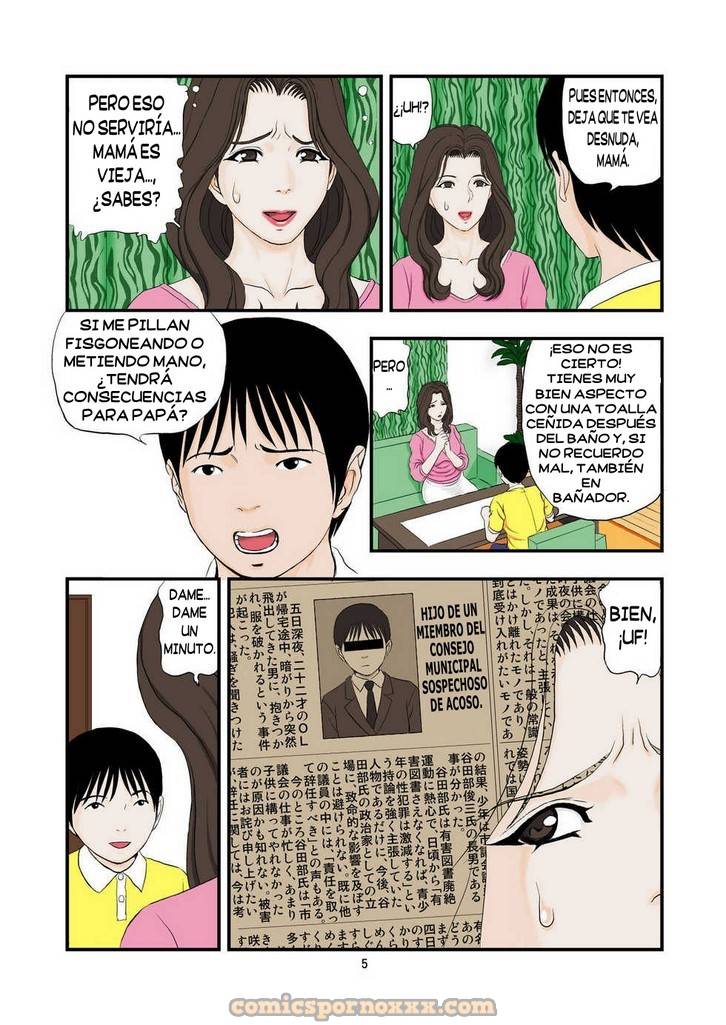 Madre Extasiada por la Propuesta Indecente de su Hijo - 5 - Comics Porno - Hentai Manga - Cartoon XXX