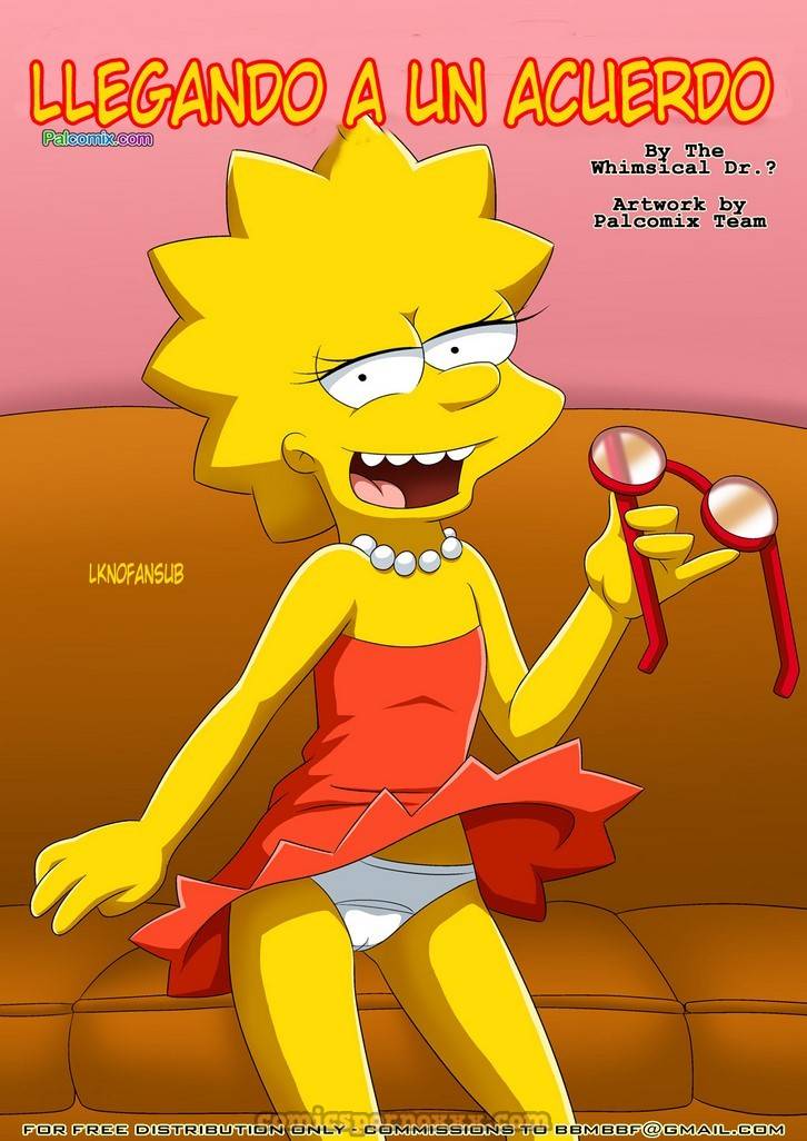 Llegando a un Acuerdo (Sexo entre Lisa Simpson y Milhouse) - 1 - Comics Porno - Hentai Manga - Cartoon XXX