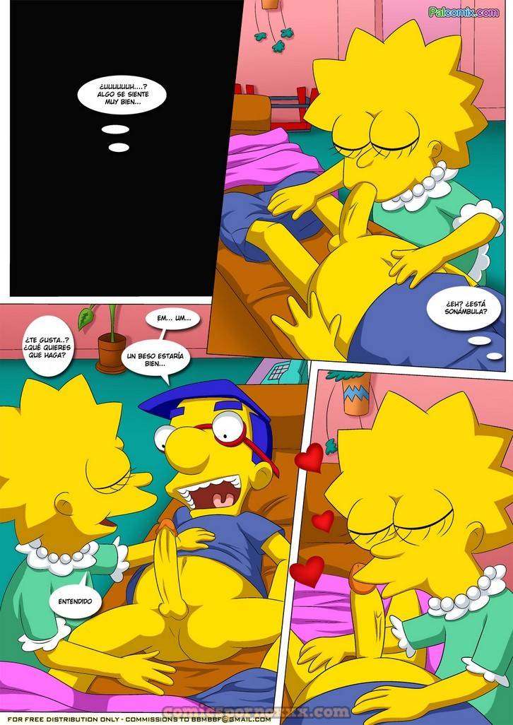 Llegando a un Acuerdo (Sexo entre Lisa Simpson y Milhouse) - 2 - Comics Porno - Hentai Manga - Cartoon XXX
