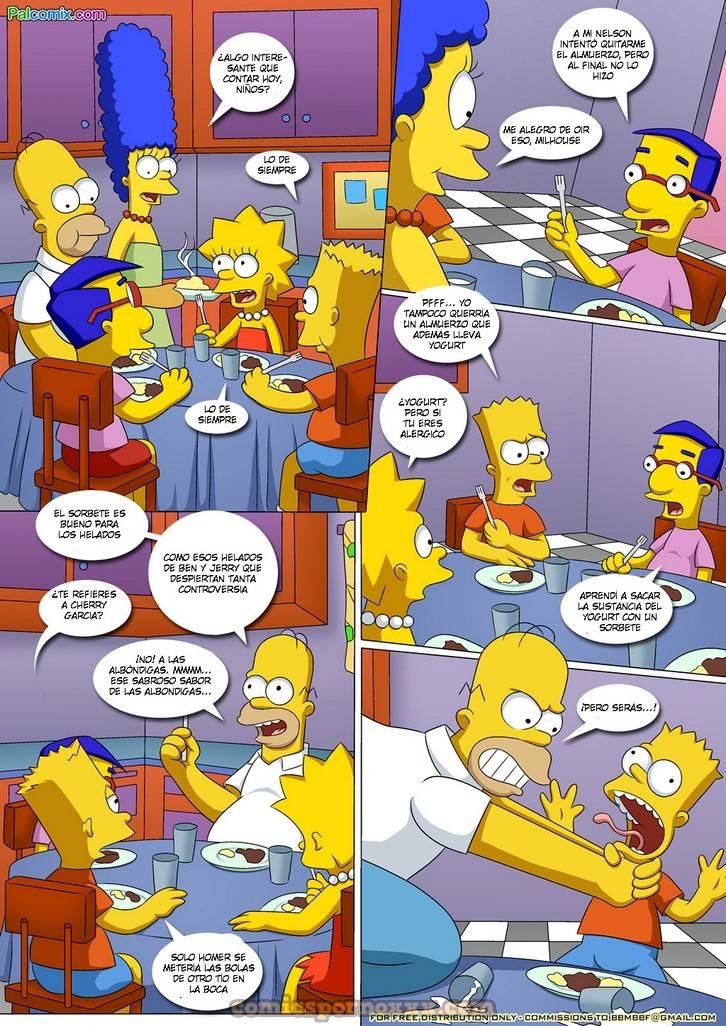 Llegando a un Acuerdo (Sexo entre Lisa Simpson y Milhouse) - 8 - Comics Porno - Hentai Manga - Cartoon XXX