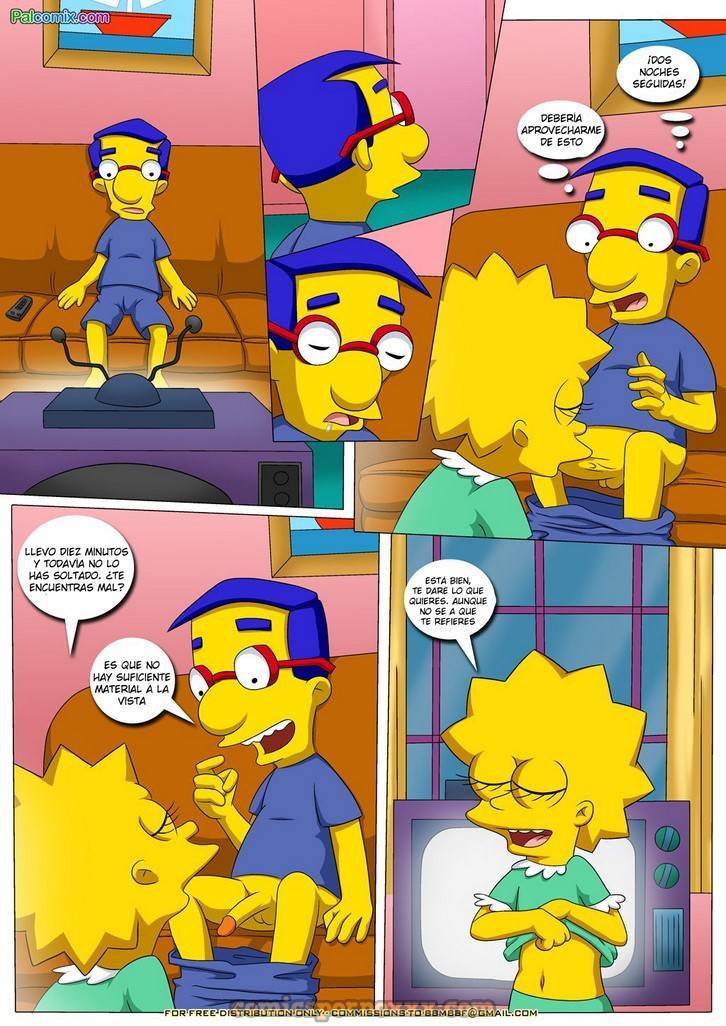Llegando a un Acuerdo (Sexo entre Lisa Simpson y Milhouse) - 9 - Comics Porno - Hentai Manga - Cartoon XXX