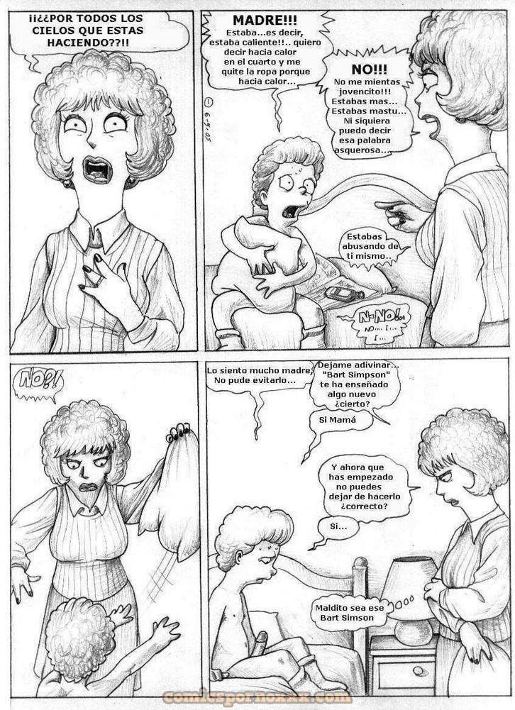 Maude Flanders y su Hijo Rod (Porno) - 1 - Comics Porno - Hentai Manga - Cartoon XXX